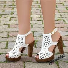 Sorla Beyaz Topuklu Sandalet White Sandals Zapatos De Chicas Zapatos Bonitos Zapatos De Tacones