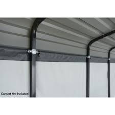 Car truck shelters, portable garages, motorcycle shelters Arrow Carport Enclosure Kit Wayfair