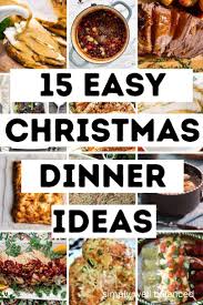 The dishes are made from porcelain and are dishwasher and microwave safe, and the set includes four dinner plates, four salad plates, four bowls, and four mugs. Easy Christmas Dinner Ideas Non Traditional Holiday Meal Alternatives Easy Christmas Dinner Christmas Food Dinner Holiday Dinner Recipes