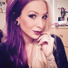 Half Purple Half Blonde Hair Hair Beauty Blonde Hair Beauty