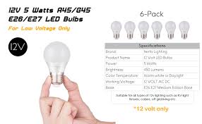 If you're looking for an efficient and affordable lighting solution for the cabin, camp, boat or rv running on a 12 volt system, these lights are for you! Tento Lighting 12vdc E26 Base 5w Led Light Bulbs Rv Lighting Off Grid Low Voltage Cabin Lights Daylight White 6 Pack Amazon Com