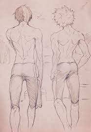Full body muscle system by rrog on deviantart. Pin By Hilda Duarte On My Hero Academy Todoroki Midoriya Drawing Reference Poses Anime Poses Reference Guy Drawing