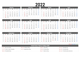 Free Printable Calendar 2022 With Holidays 6 Templates In 2020 Calendar Printables Printable Calendar Template Calendar Template
