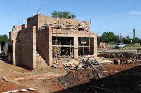 Building The Flat On Top Of The Pre Cast Concrete Rib And Block Decking System Above The Garage Deck Systems Flat Roof Building