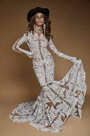 Reno Gown Rue De Seine In 2021 Wedding Dress Long Sleeve Classy Evening Gowns Lace Blue Dress