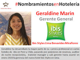 Felicitamos a Geraldine Marin, quien desde enero gerencia el nuevo hotel,  que abrirá el próximo 16 marzo y está liderando un equipo de colaboradores  que están realizando los últimos ajustes y preparativos.