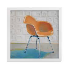 Eames molded plastic chairs are available as side chairs or armchairs, and in a choice of colors, including archival or new options. Eames Molded Plastic Armchair Wall Art Prints By Laura Browning Minted