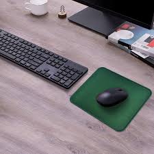 Top comment nice mouse for any computer user!.i liked the feel of my abyssus v2 and although this is larger it has the same nice rubber sides. Buy Computer Mouse Pad With Stitched Edge Premium Textured Small Mouse Mat Green Non Slip Black Rubber Base Gaming Mouse Pad For Laptop Home Office 10 2x8 3x0 12in Online In Turkey B085dfqv66
