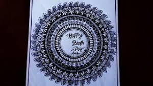 Free for commercial use high quality images How To Draw Mandala Art For Beginners Step By Step Birthday Card With Mandala Youtube