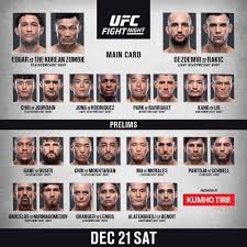 Don't miss this heavyweight collision. Ufc Fight Night 165 Results Frankie Edgar Vs Chang Sung Jung Volkan Oezdemir Vs Aleksandar Rakic In Busan South Korea Conan Daily