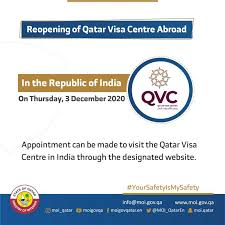 Qatar Visa Centres In India To Reopen On December 3
