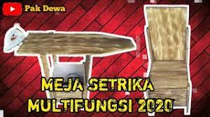 Produk ini dilengkapi dengan tambahan gantungan, anda jadi. Viralll Meja Setrika Terbaru 2020 Cara Membuat Meja Setrika Kayu Multifungsi Pak Dewa Youtube