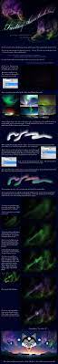 Add colors to mimic a real aurora borealis. Fantasy Aurora Borealis Tutorial By Jocarra On Deviantart Digital Painting Tutorials Aurora Borealis Animal Paintings