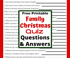 Games for parties we created a special christmas quiz in a beautifully designed printable version in pdf. Fun Family Christmas Quiz Questions Answers Free Printable Happy Mom Hacks
