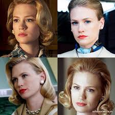 Through it all, hairstyles have provided clues to characters' status and signaled changes in their personal arcs as well as their position in the wider world. So Far So Chic Betty Draper And Vegas Volt Mad Men Hair Mad Men Makeup Mad Men Fashion