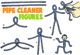 Cut the triangle at each angle so that there are three equal parts. Pipecleaner Crafts For Kids Arts And Crafts Activities With Pipe Cleaners Chenille Stems For Children Preschoolers