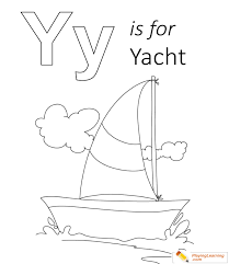 Free coloring sheets to print and download. Y Is For Yacht Coloring Page Free Y Is For Yacht Coloring Page