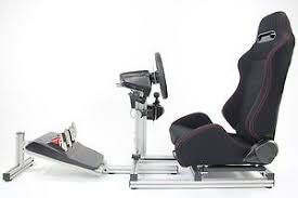 4 Play Racing Video Game Driving Simulator Sim Race Chair Seat Rig Cockpit Frame Ebay Gaming Rennsport