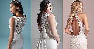 Figuring out what to wear to a casual winter wedding can be tricky. 11 Dramatic Back Wedding Dresses For The Statement Bride