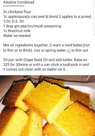 Goodwin's organic foods & drinks :: Alkaline Vegan Cornbread With Dr Sebi Approved Ingredients Dr Sebi Alkaline Food Alkaline Diet Recipes Food