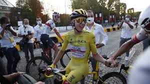 Tadej pogacar's lightweight, aerodynamic race bike for uae team emirates (image credit: Slovenia S Tadej Pogacar Wins 2020 Tour De France Cgtn