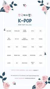 Los más entretenidos y absurdos. 34 Ideas De Kpop Juegos Para Whatsapp Tag Preguntas Plantilla De Bingo