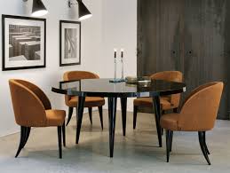 Luxury materials, italian quality thick leather applied on the legs and base with visible stitching, wood tops in different finishes also available with transparent glass. Modern Wood Modern Dining Table Chair Design Novocom Top