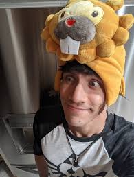 My lovely fiance handmade me a Bidoof for my birthday. We have an ongoing  joke about Bidoof booty because it is prominent in New Pokémon Snap 😂