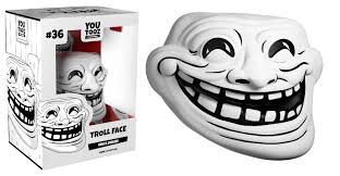 Trollface is a rage comic meme image of a character wearing a mischievous smile, used to symbolize internet trolls and internet trolling. Youtooz Drops Trollface Figures Licenseglobal Com