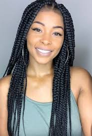 Medium Black And Brown Braids 61 Badass Box Braids To Inspire Box Braid Hairstyles Guide In 2020 Box Braids Hairstyles Box Braids Hairstyles For Black Women Medium Hair Braids