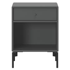 Nightstands & bedside tables : Montana Furniture Dream Nightstand Black Legs 04 Antracite Finnish Design Shop