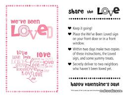 You Ve Been Loved Free Printable Makoodle Valentine Activities You Ve Been Booed Love Is Free