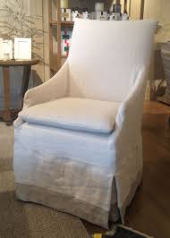 Linen Slipcovered Dining Armchair With Banding Detail 1150 Dining Chair Slipcovers Dining Chairs Comfy Sofa