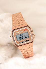 rose renk metal kordonlu dijital retro bayan kol saati renk ve modeli ile rose renk metal kordonlu dijital retro bayan kol saati vazgecil retro renkler metal