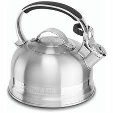 Kitchenaid stovetop kettle with bright red porcelain enamel exterior. Kitchenaid 1 9l Stove Top Kettle Ktst20sbst Appliances Online