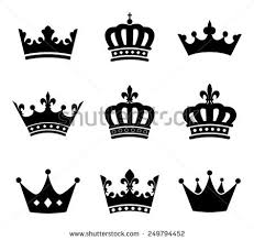 Black And White Crown Vector Collection Of Crown Silhouette Symbols In 2020 Crown Tattoo Design Crown Silhouette Crown Illustration