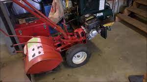 Troy bilt tiller edger engine mount spacer #1909838. Troy Bilt Horse Tiller Tune Up Youtube