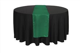 14 X 108 Inch Satin Table Runner Hunter Green With Images Table Runners Wedding Wholesale Table Linens Cheap Table Runners