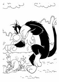 Printable looney tunes sylvester coloring page. Tweety Sylvester Free Printable Coloring Pages For Kids