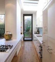 How to make an ideal long narrow kitchen design? 22 Stylish Long Narrow Kitchen Ideas Godfather Style In 2021 Long Narrow Kitchen Modern Kitchen Room Narrow Kitchen