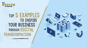 Top 5 Examples To Inspire Your Business Through Digital Transformation In 2020 Digital Transformation Digital Marketing Plan Technology Infrastructure