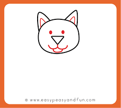 Would you like to draw an adorable fat cat? How To Draw A Cat Step By Step Cat Drawing Instructions Cute Cartoon Cat Easy Peasy And Fun