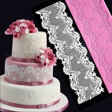 Hot 3d Silicone Cake Lace Mat Silicone Mold Fondant Cake Decorating Tools Bakeware Cake Mold Silicone Lace Mold On Cake Molds Silicone Cake Lace Cake Lace Mat