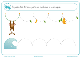 Ver más ideas sobre imprimibles vocales, actividades del alfabeto en preescolar, actividades de lectura preescolar. Fichas De Grafomotricidad Mundo Primaria