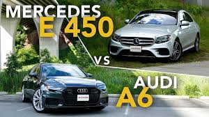 Audi A6 Vs Bmw 5 Series Vs Mercedes E Class 2020 2019 Audi A6 Vs Mercedes Benz E Class Youtube