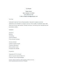 customer service resume examples