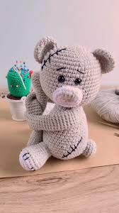 Teddy Curtain Tieback Bear Curtain Tieback Hare Amigurumi Etsy Video Video In 2020 Crochet Bear Teddy Bear Pattern Crochet Bag Pattern Free