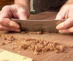 Scrapers are an excellent way to prepare a surface for finish.â they are more efficient than abrasives and produce a nicer surface.â unfortunately, it can be tiring holding the scraper in a bent position while using it, and it can get uncomfortably hot.â some. How To Sharpen A Card Scraper Wood Magazine