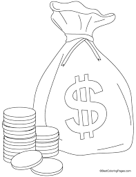 We hope you enjoy our online coloring books! Coins Coloring Page Coloring Home