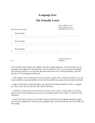 A friendly letter has five parts. 2021 Friendly Letter Format Fillable Printable Pdf Forms Handypdf